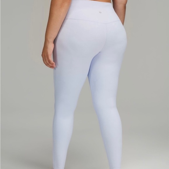 28” Align Pastel Blue Lululemon Leggings Size 8 - Picture 2 of 6